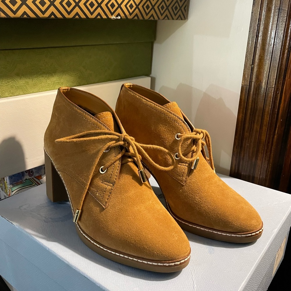 Tory Burch suede ankle booties